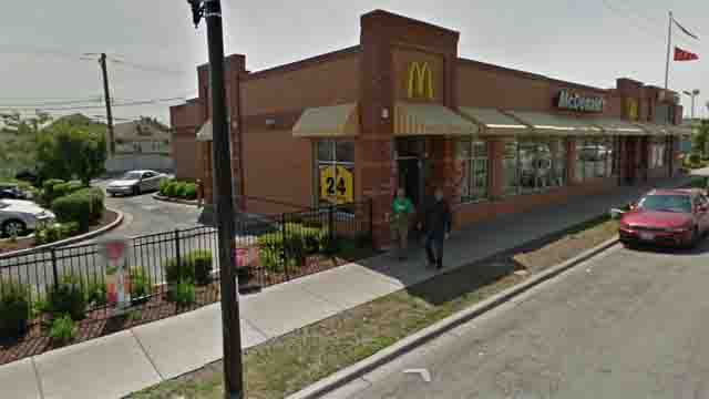 Toddler eats used condom McDonalds
