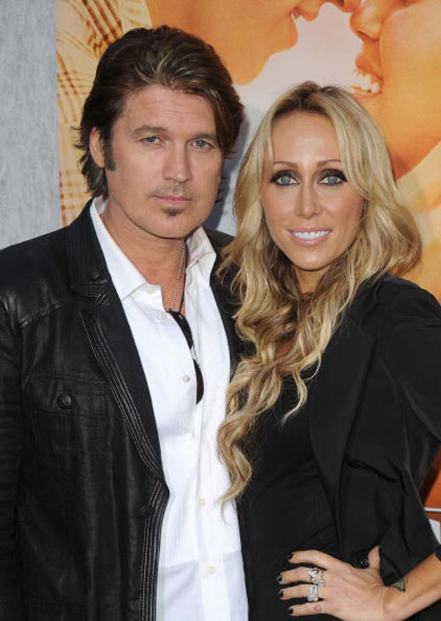 Billy Ray Cyrus and Tish Cyrus