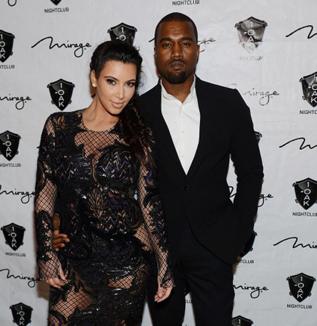 Kim Kardashian and Kanye West
