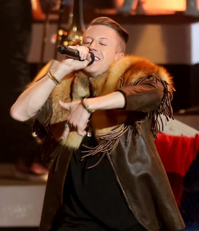 Macklemore & Ryan Lewis Grammy Nominations Concert, Macklemore Opening Grammy Performance, Macklemore Thrift Shop Performance Grammy Nominations
