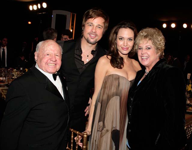 Mickey Rooney Brad Pitt