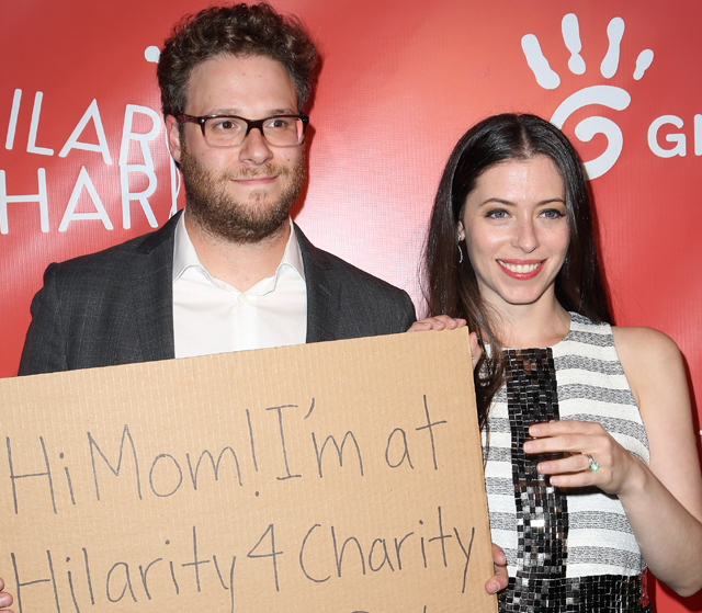 The Alzheimer's Association, seth rogen lauren miller charity, hilarity for charity