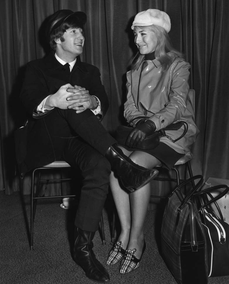 John and Cynthia pictured together in 1964. (Getty)