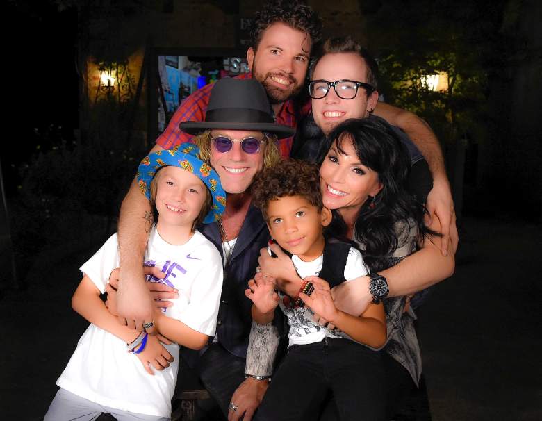 NASHVILLE, TN - AUGUST 27:  (EDITORS NOTE: This image has been processed with digital filters),(EXCLUSIVE) Top row: Christopher Carothers, Cameron Crothers. Middle row: Big Kenny Alphin, Christiev Alphin. Bottom row: Lincoln Alphin and Dakota Alphin.   Husband and Wife team Kenny Alphin aka "Big Kenny" of Country Rock group Big & Rich along with Christiev Alphin Creative Director/Wardrobe Stylist Everything Visual host TLC Screening of Big Kenny and Family at there private resdence on August 27, 2015 in Nashville, Tennessee.  (Photo by Rick Diamond/Getty Images)