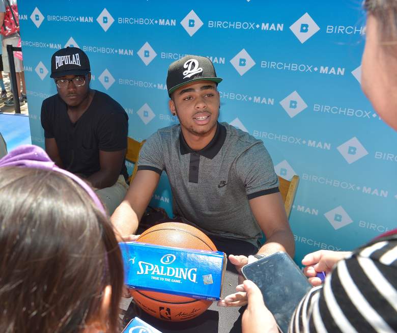 D'Angelo Russell, Kendall Jenner and D'Angelo Russell, L.A. Lakers