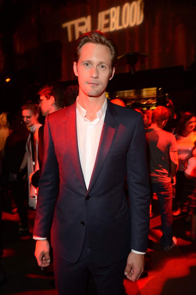 Alexander Skarsgard arrives at the HBO 'True Blood' season 5 premiere after party in 2012. (Getty)  