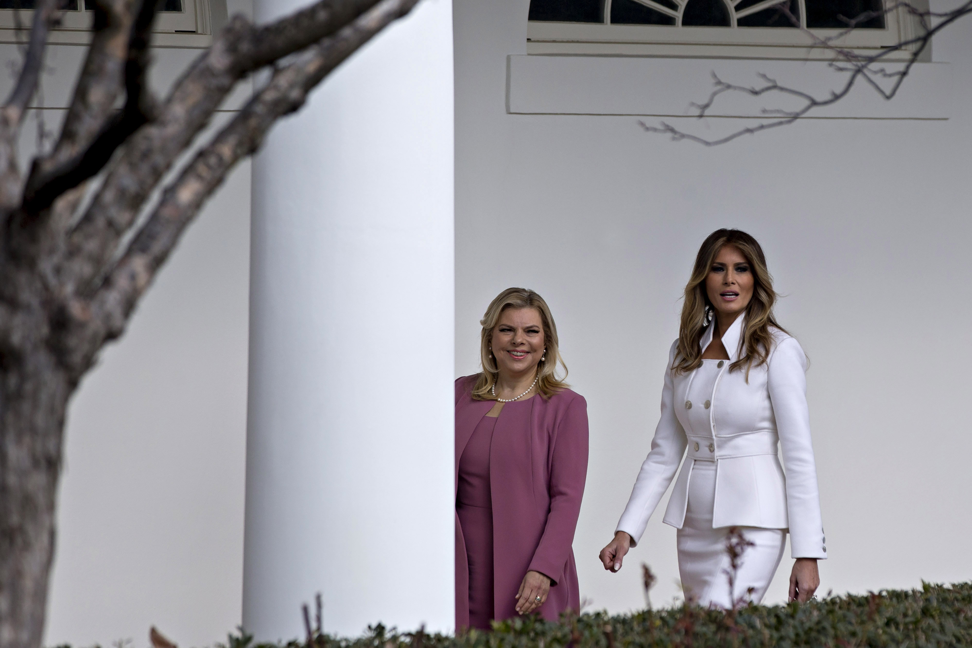Melania Trump Sara Netanyahu