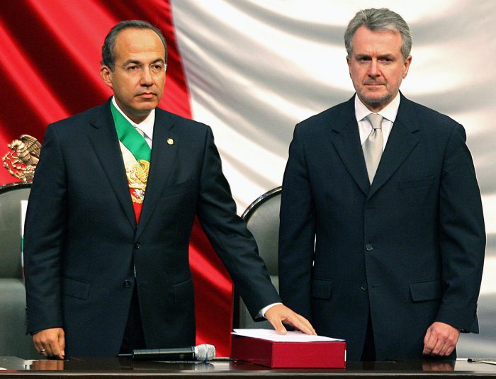 santiago creel and Felipe Calderón