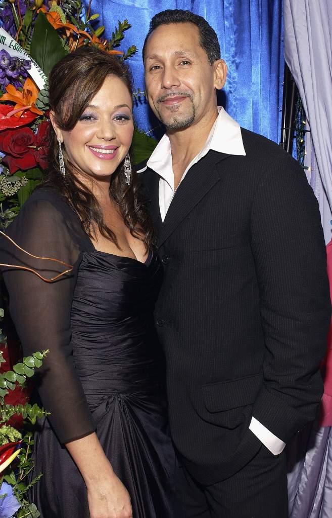 Leah Remini and her husband Angelo Pagan