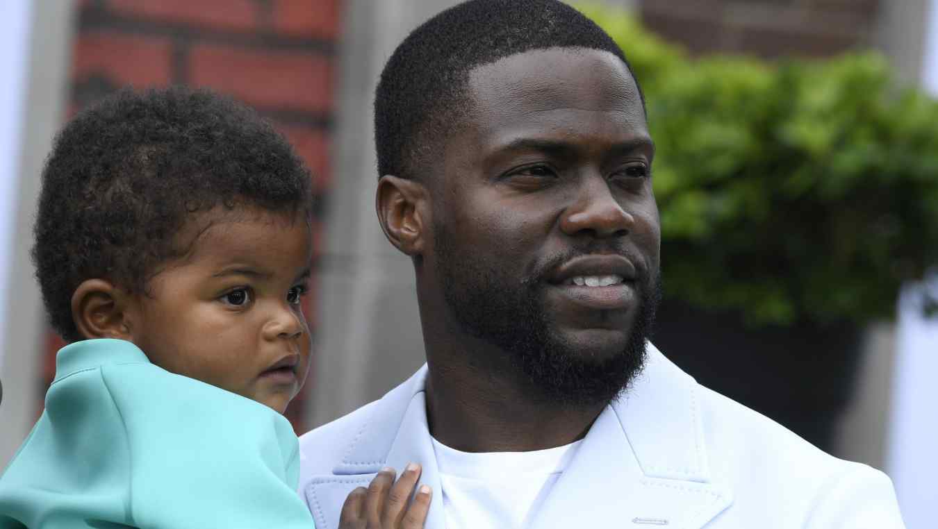 Kevin Hart and son Kenzo