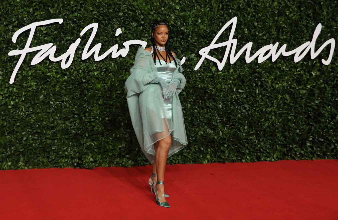 Rihanna at the British Fashion Awards