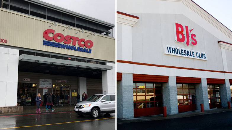 Costco BJ's Wholesale
