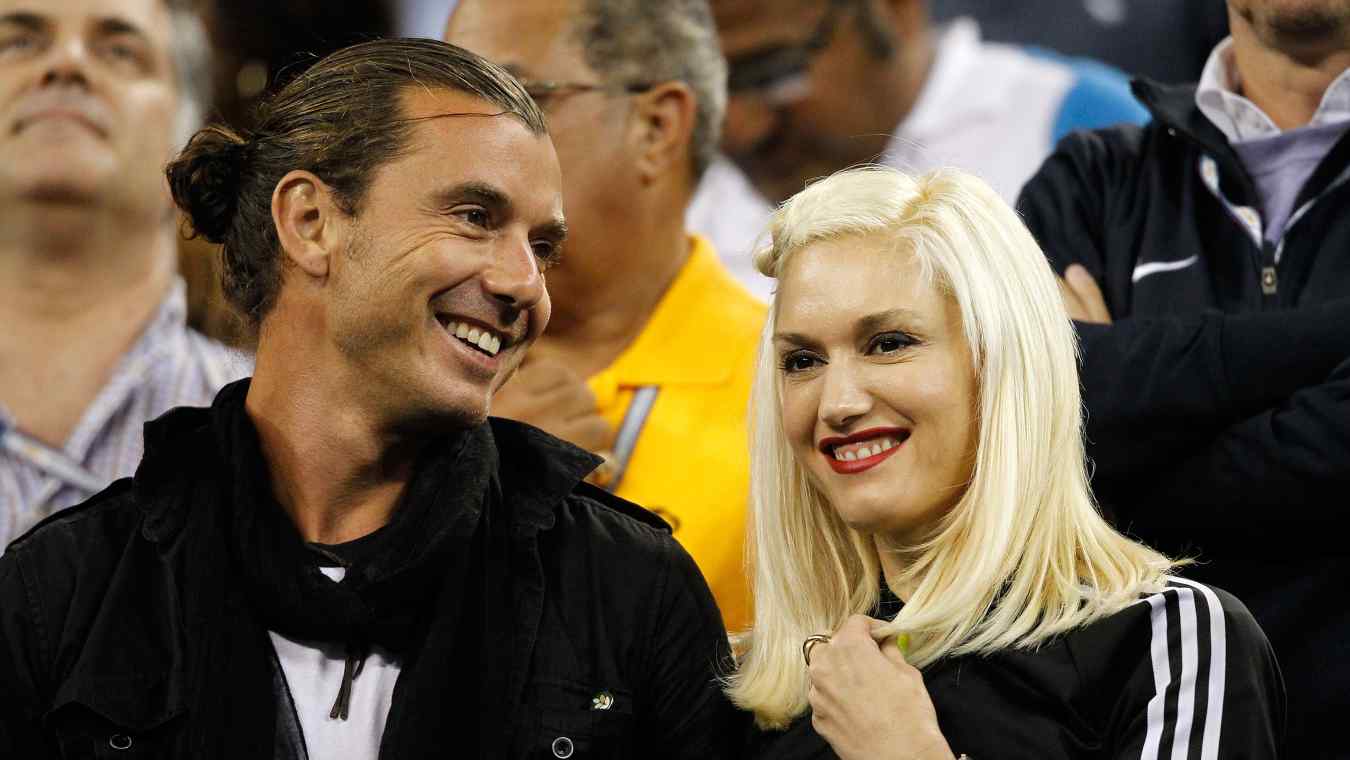 Gavin Rossdale and Gwen Stefani attend the 2010 Us Open.