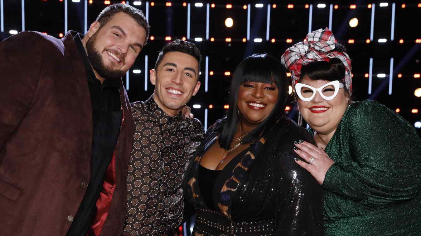 The Voice Season 17 Top 4 finalists