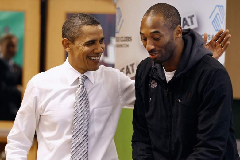 President Barack Obama and Kobe Bryant