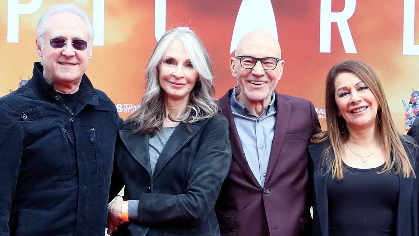 Brent Spiner Marina Sirtis Patrick Stewart Star Trek: Picard premiere