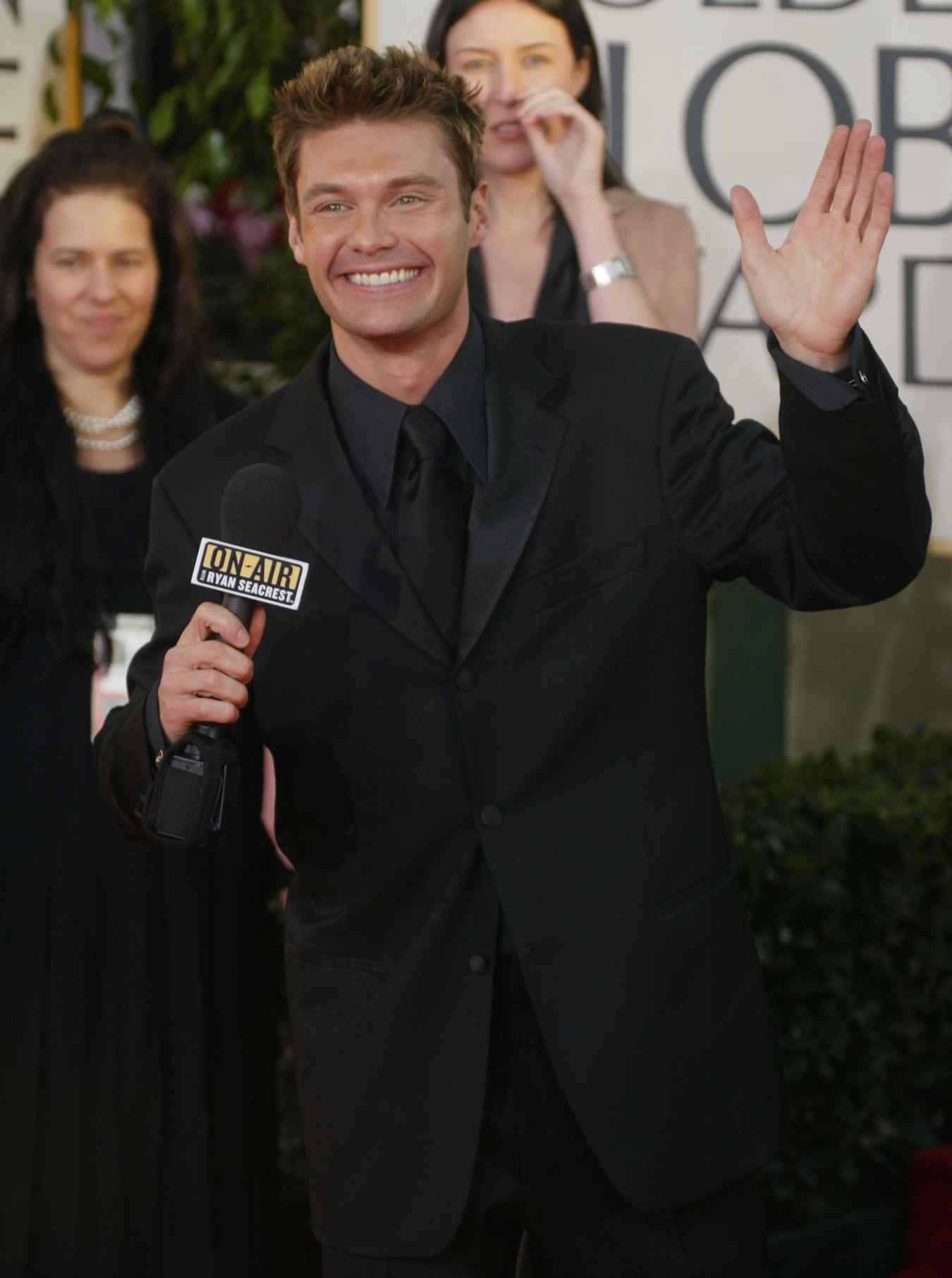 Ryan Seacrest Golden Globes red carpet