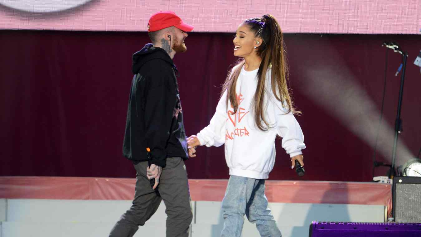 Ariana Grande made a vocal cameo on Mac Millers last album