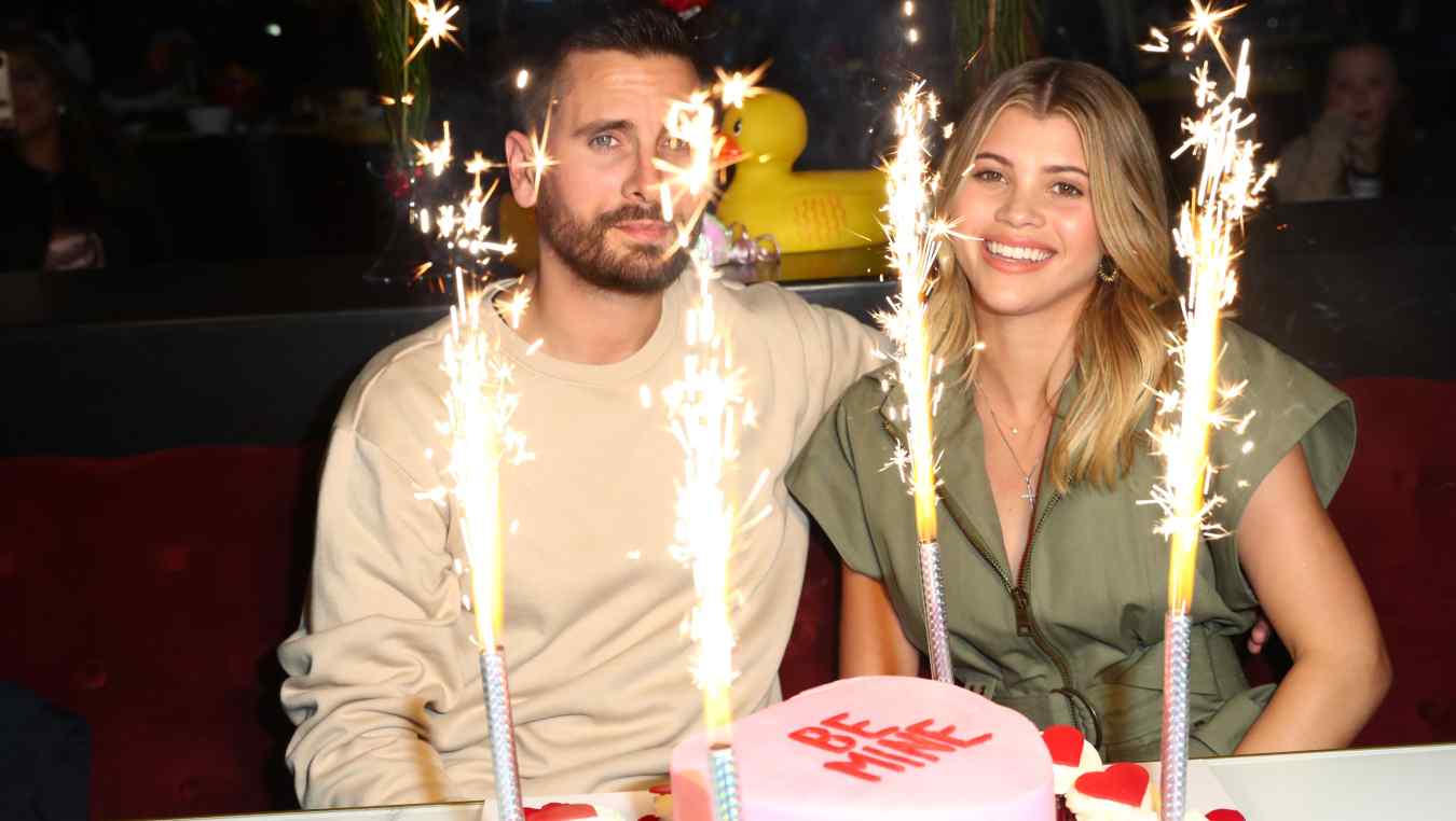 Scott Disick and Sofia Richie enjoy dinner for two
