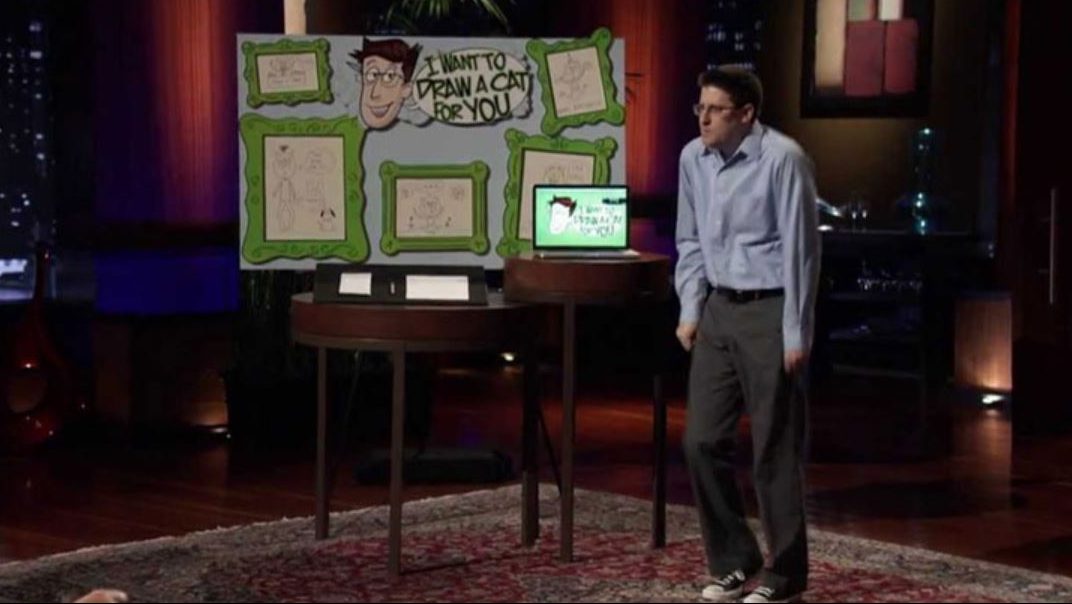 I want to draw a cat for you shark tank update