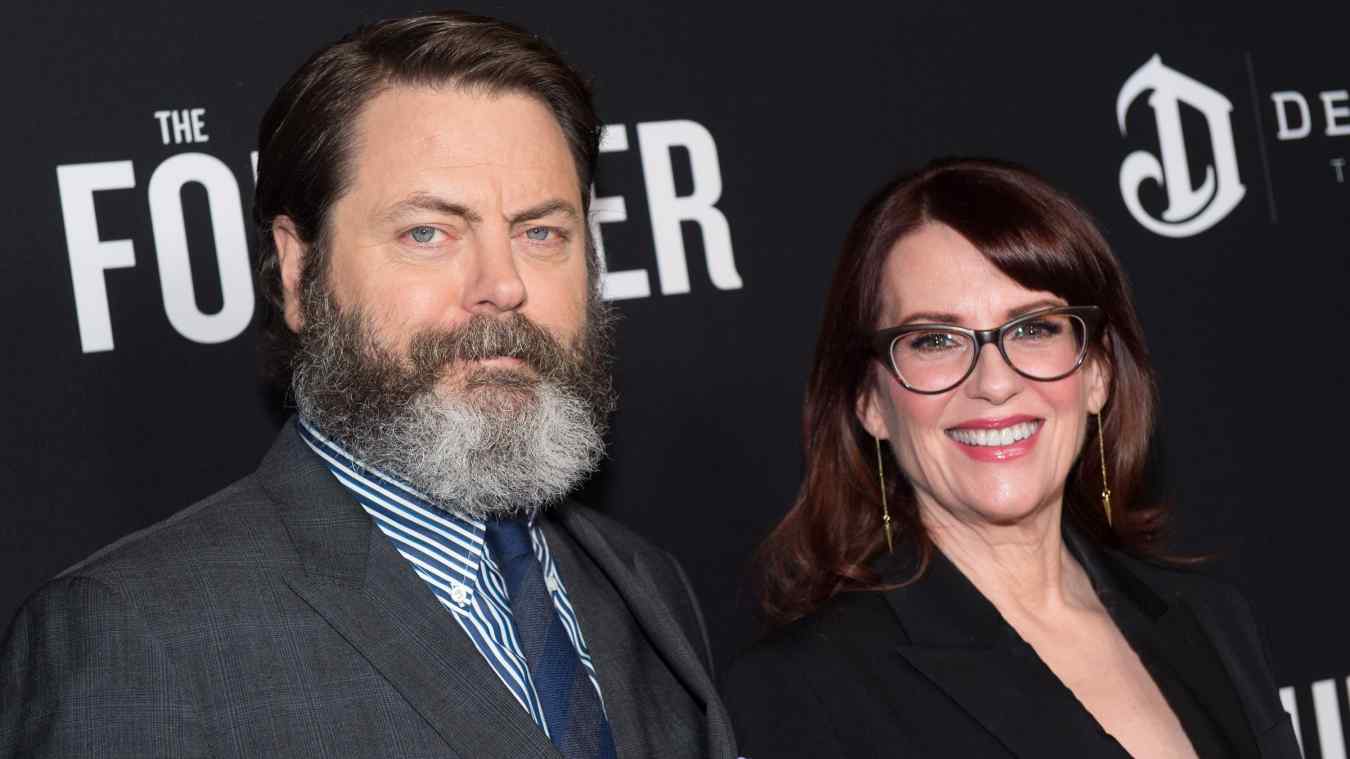 Nick Offerman and Megan Mullally