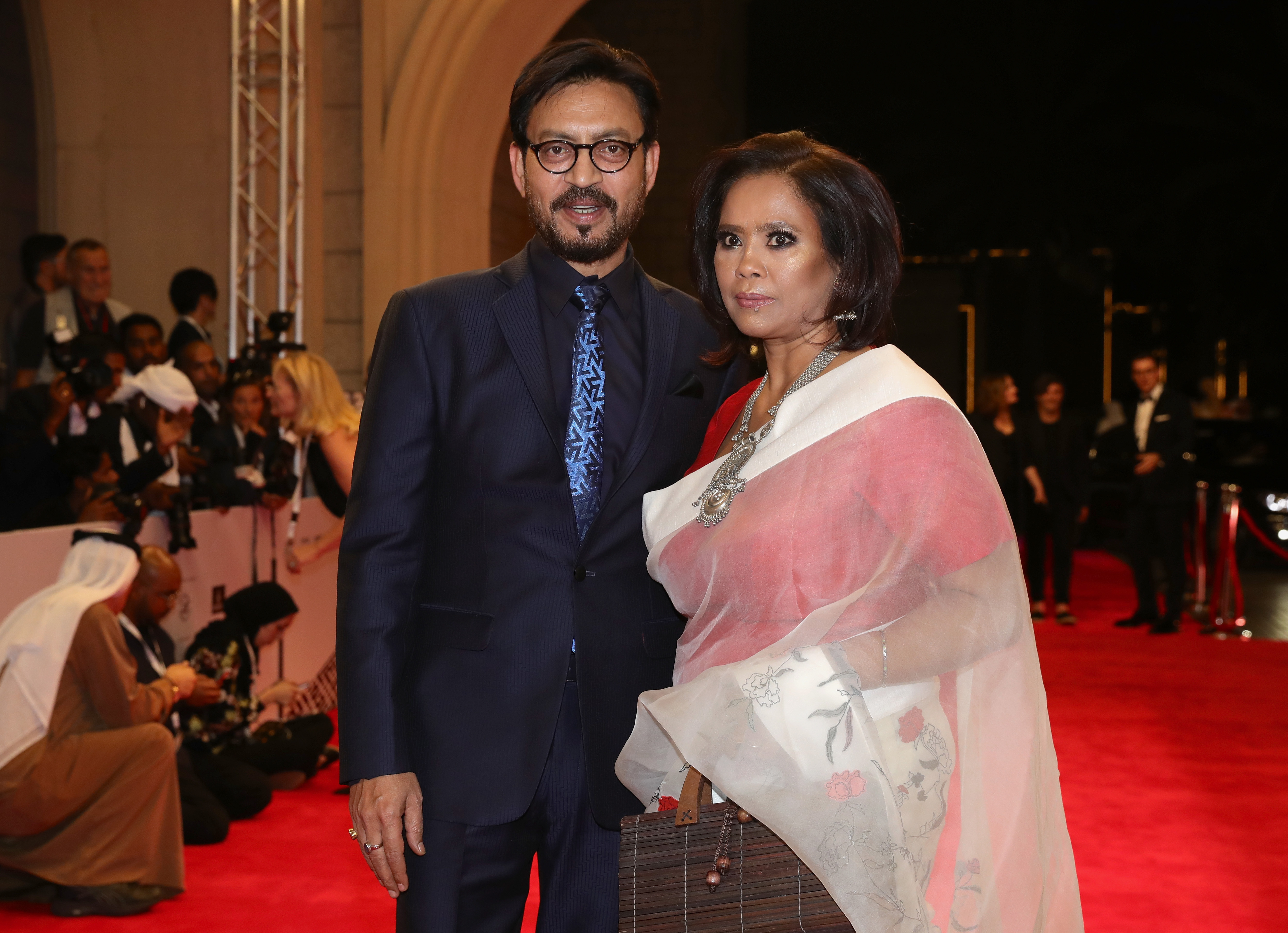 Irrfan Khan and wife