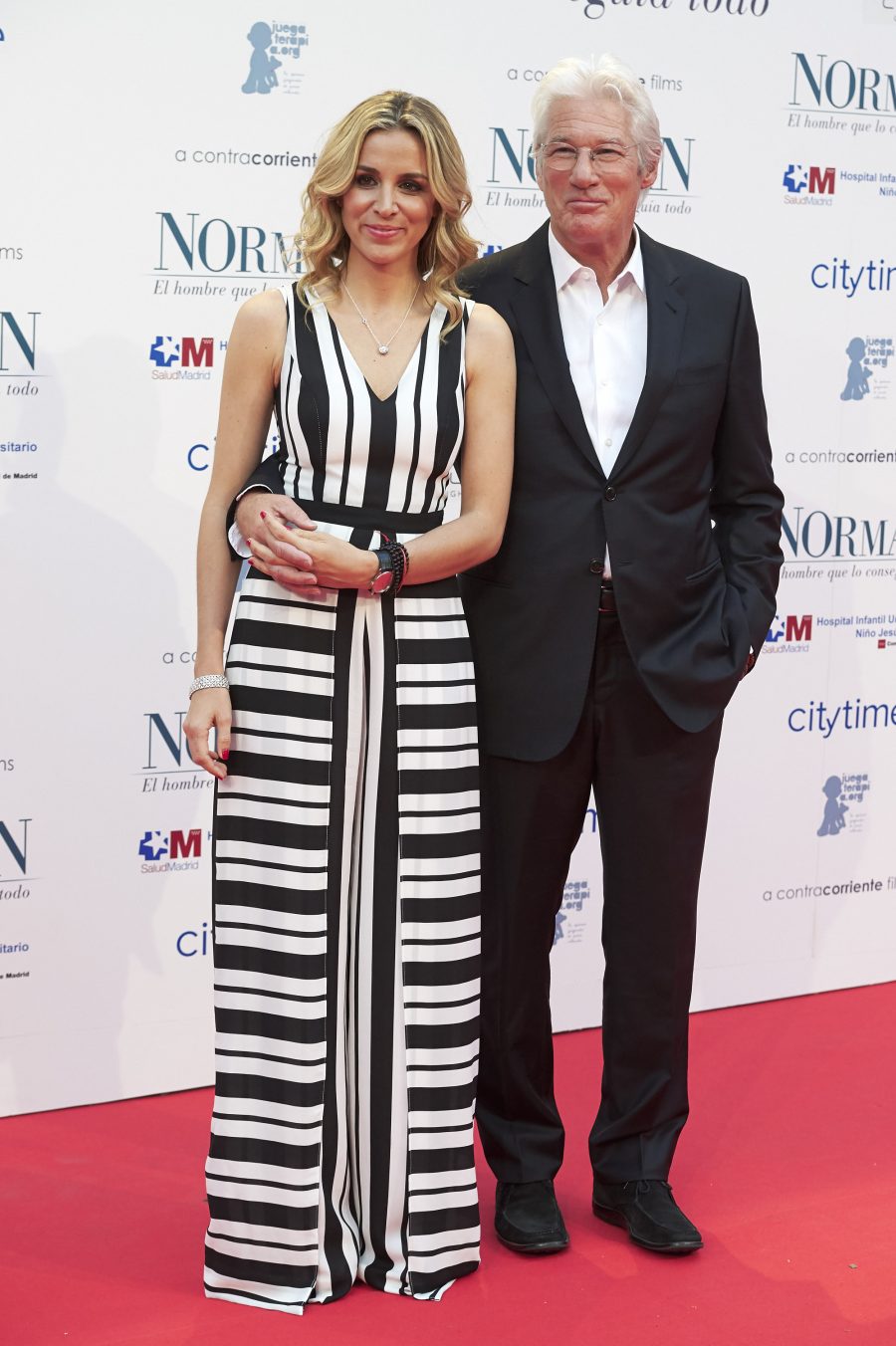 Richard Gere and wife Alejandra Silva