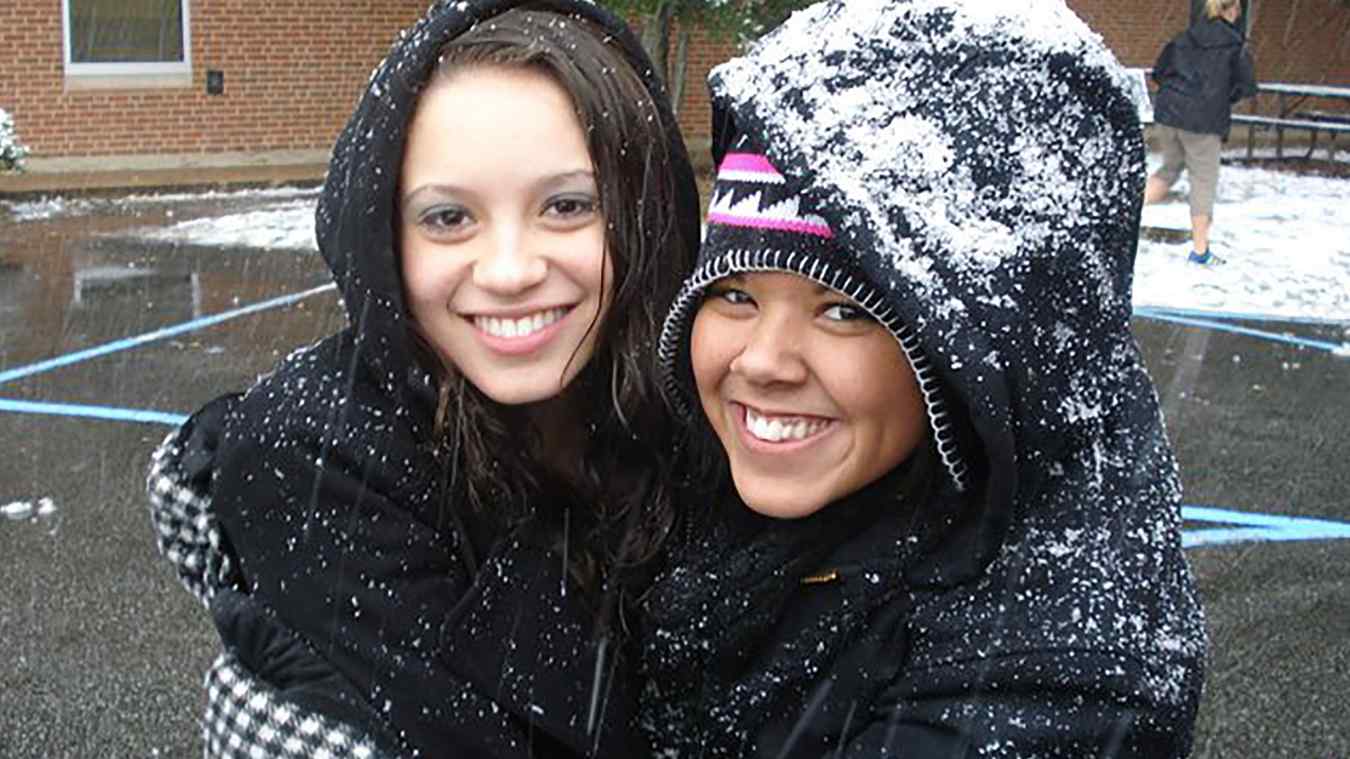 Faith Hedgepeth and Euna Chavis in "Who Killed the Co-Ed? An ID Murder Mystery"