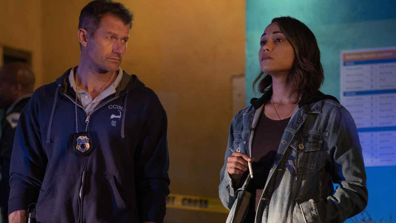 Hightown stars James Badge Dale and Monica Raymund