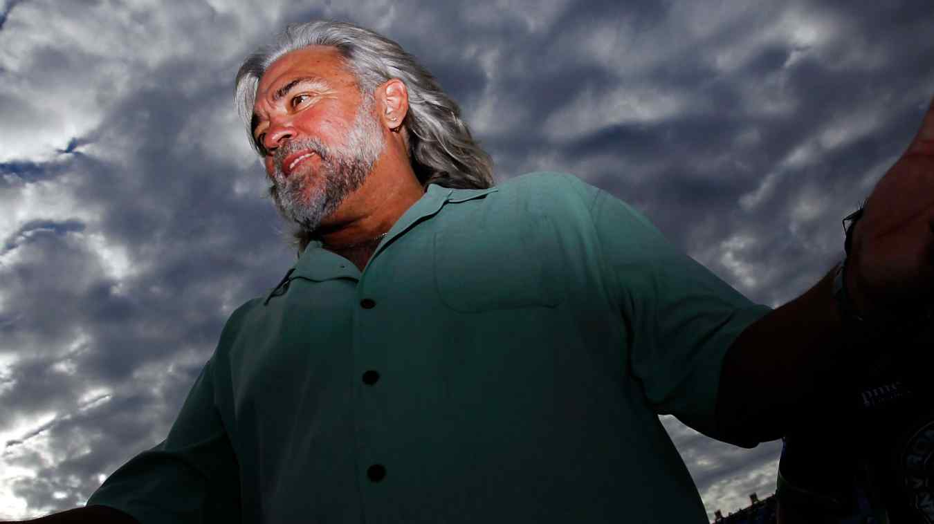 Bill Wichrowski, a captain on the Discovery Channel's Deadliest Catch, attends the NASCAR Nationwide Series Ford EcoBoost 300 at Homestead-Miami Speedway on November 17, 2012
