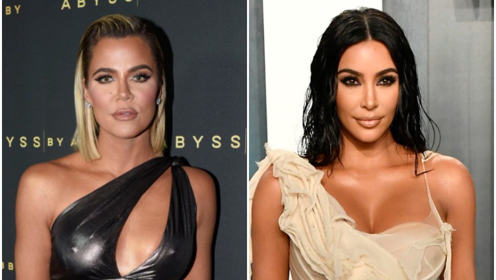 Khloe and Kim Kardashian