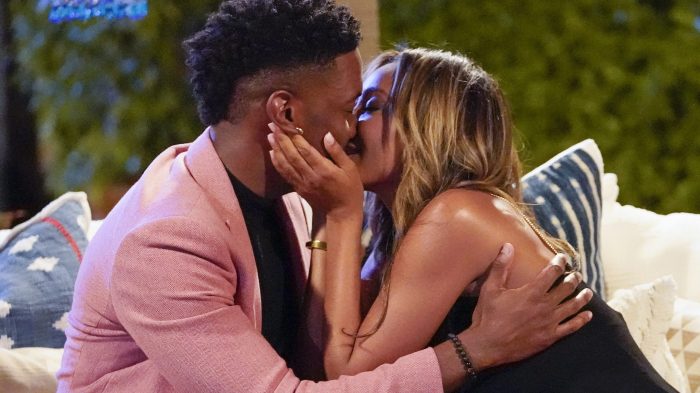Demar and Tayshia Adams on The Bachelorette