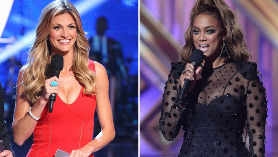 Erin Andrews and Tyra Banks on DWTS
