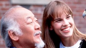 Hilary Swank & Pat Morita