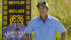 Jeff Probst during Survivor season 40, 'Winners at War'