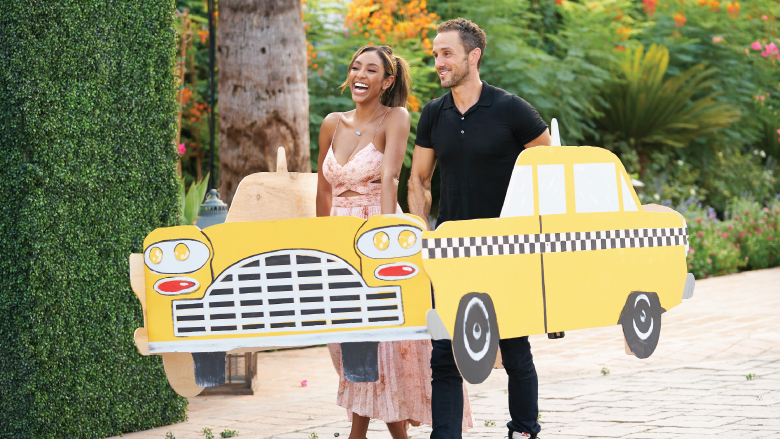 Tayshia Adams and Zac Clark