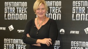 Denise Crosby attends a photocall at Destination Star Trek London at ExCel on October 19, 2012 in London, England.