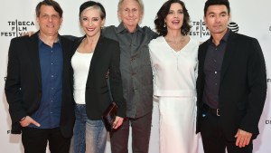 Adam Nimoy, Nana Visitor, René Auberjonois, Terry Farrell and David Zappone attend the Tribeca Tune In: For the Love Of Spock event during the 2016 Tribeca Film Festival
