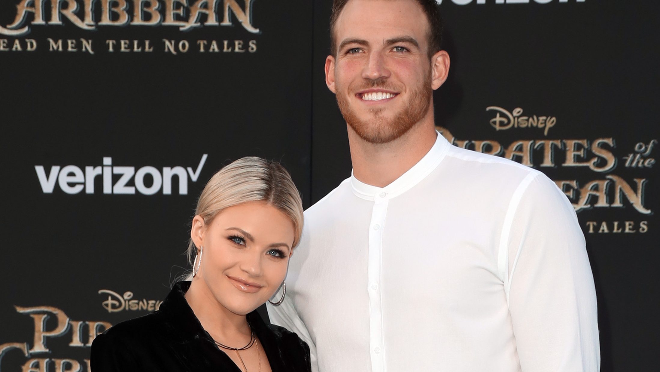 Dancer Witney Carson and Carson McAllister attend the premiere of Disney's "Pirates Of The Caribbean: Dead Men Tell No Tales"