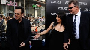Hank Azaria Marina Sirtis and Jonathan Frakes arrive at the Premiere Of Paramount's "Star Trek" on April 30, 2009 at Grauman�s Chinese Theatre, Hollywood, California.