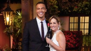 Dale Moss and Clare Crawley posing after they got engaged.