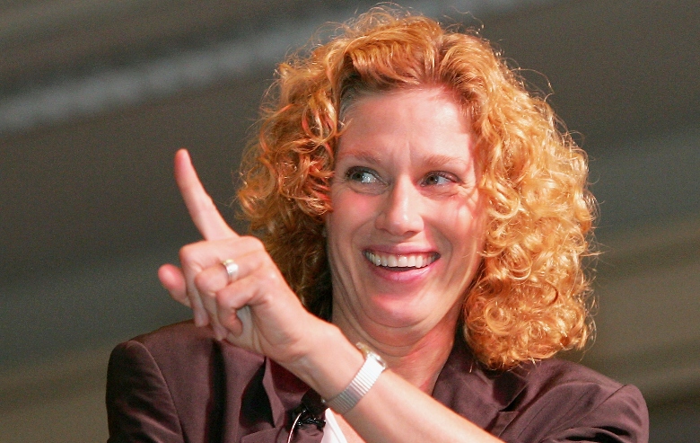 Gwynyth Walsh speaks at the Star Trek convention at the Las Vegas Hilton August 12, 2005 in Las Vegas, Nevada.