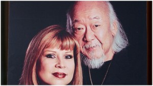 Pat Morita and Evelyn Guerrero