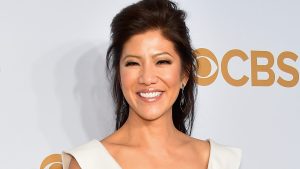 TV Personality Julie Chen attends the 2015 CBS Upfront at The Tent