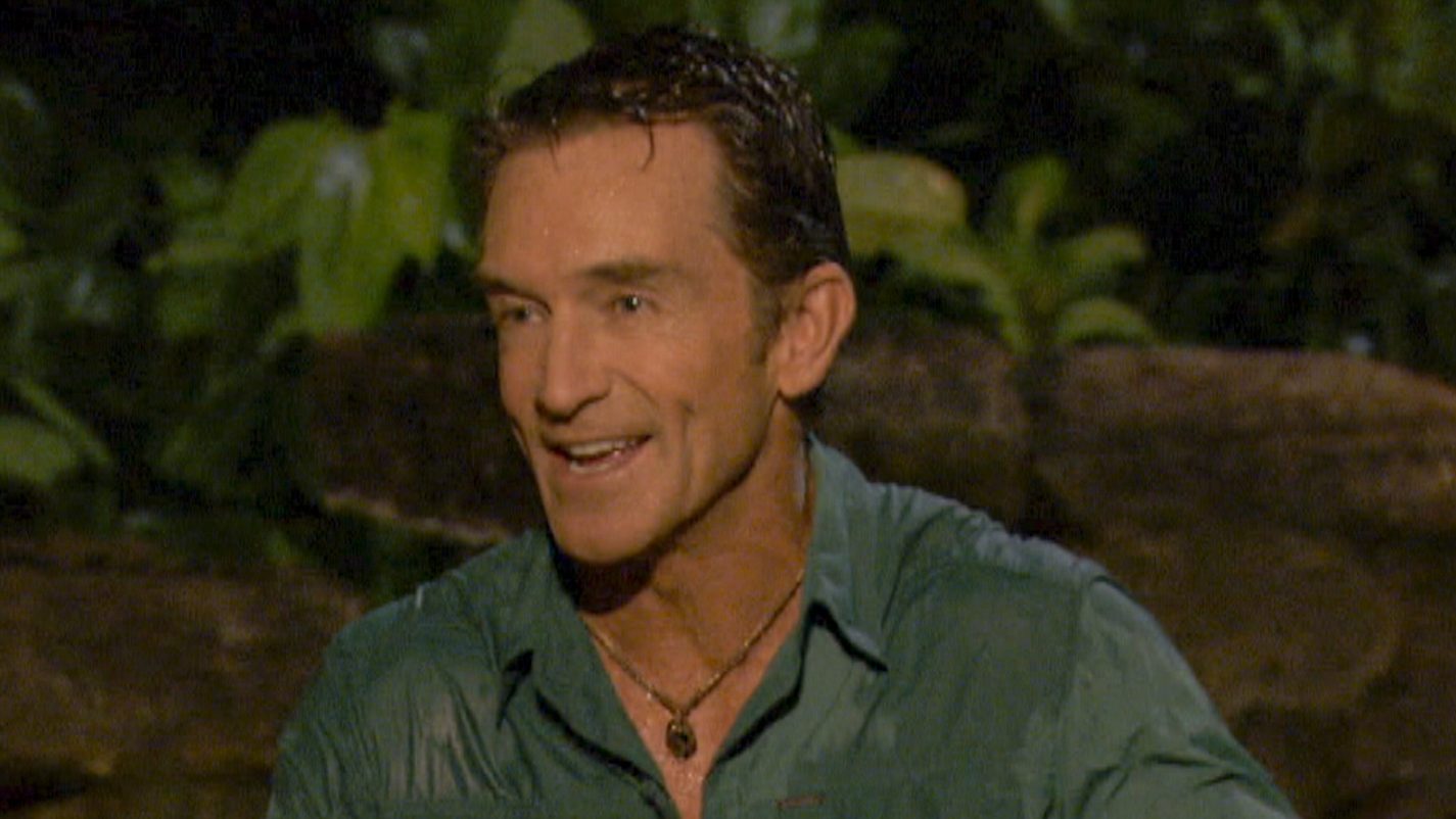 Jeff Probst at Tribal Council during 'Survivor: Winners at War'