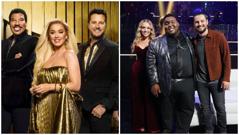 American Idol Judges Katy Perry, Luke Bryan and Lionel Richie.