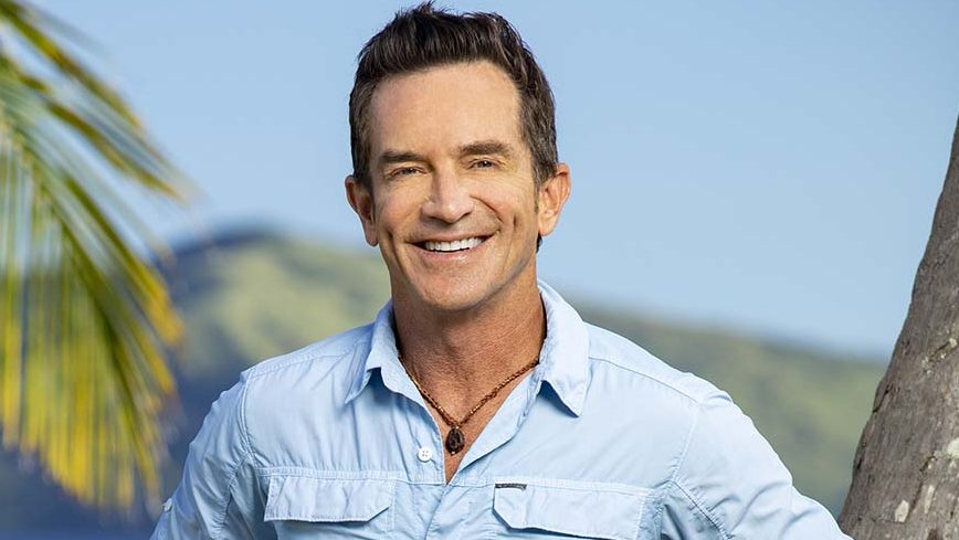 Jeff Probst on the set of 'Survivor'