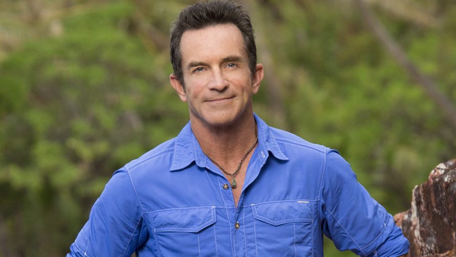 Jeff Probst on the set of 'Survivor'