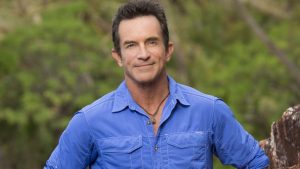 Jeff Probst on the set of 'Survivor'