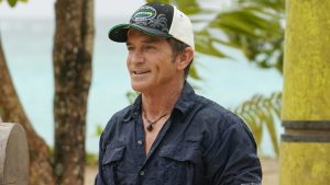Jeff Probst on the set of 'Survivor'